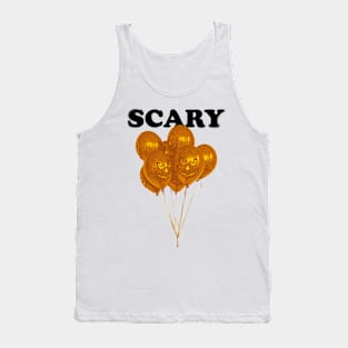 SCARY: Pumpkin Balloon Streetwear Tank Top